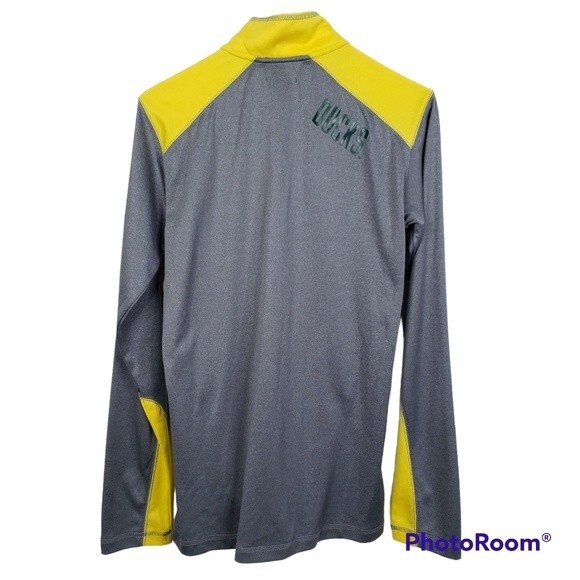 Champion Oregon Ducks Mens Long Sleeve 1/4 Zip Shirt Size Small - Picture 4 of 9